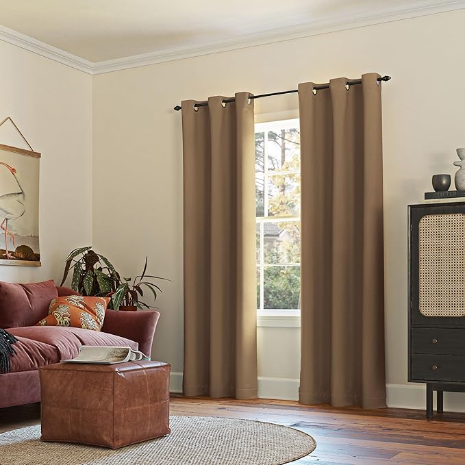 Sun Zero Easton Energy Saving Blackout Grommet Curtain Panel - Image 5