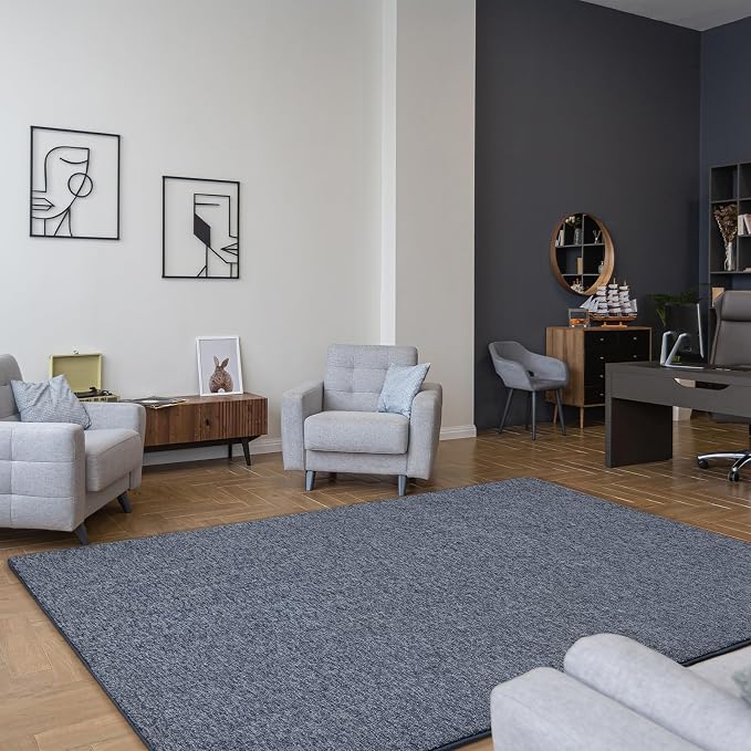 Keeko 5x8 Area Rugs for Living Room, Soft Modern Memory Foam Bedroom Rug - Image 6
