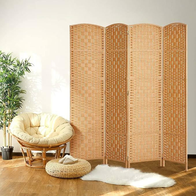 Rose Home Fashion 6 ft Tall Room Divider, Room Dividers and Folding Privacy - Image 2