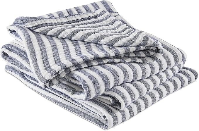 EMME Cotton Muslin King Blanket Bed Layering Bedspread Coverlet Breathable - Image 2