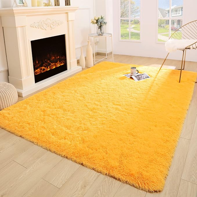 Merelax Modern Soft Fluffy Large Shaggy Rug by Merelax