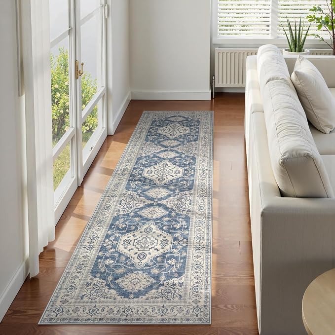 Lahome Oriental Washable Runner Rug Non Slip, 2x7 Rug Runners by Lahome