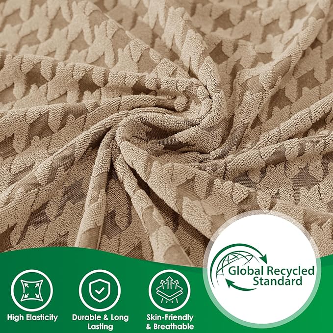 MAXIJIN Couch Cushion Covers for Sectional Sofa, Stretch Sofa Cushion Cover - Image 6