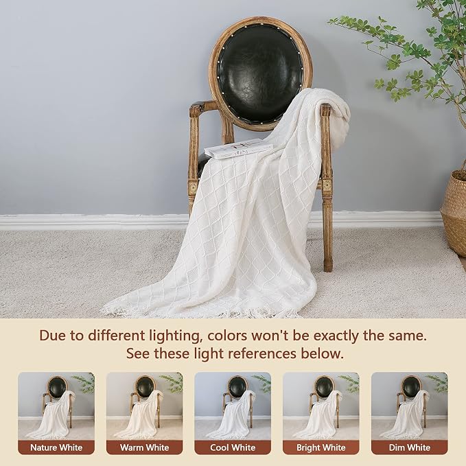 inhand Knitted Throw Blanket for Couch and Bed, Soft Living Room Home Decor - Image 4