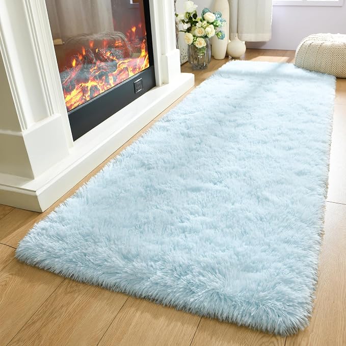 Merelax Soft Fluffy Rugs for Bedroom Living Room, 2x6 Hallway Runner Rugs - Image 8