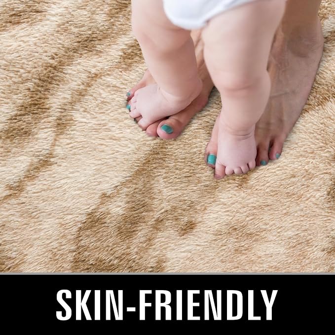 TWINNIS Super Soft Shaggy Rugs Fluffy Carpets, 5x8 Feet, Indoor Modern Plush - Image 3