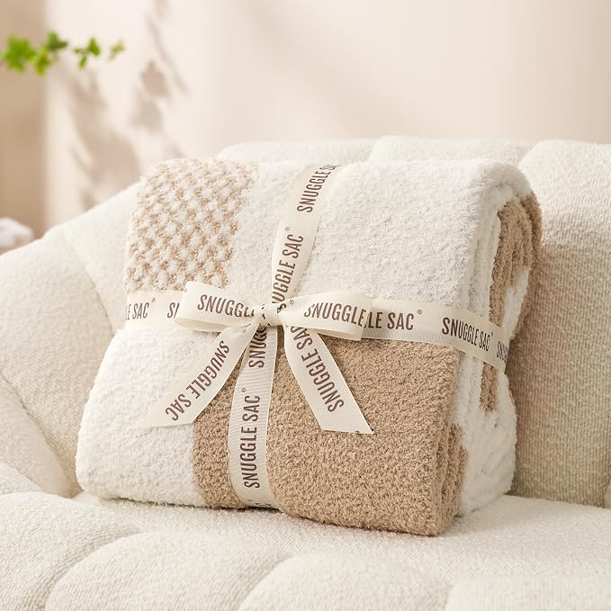Snuggle Sac Checkered Blanket, 60x80 inches - Image 3