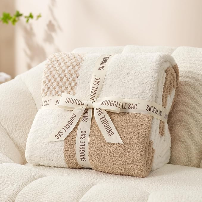 Snuggle Sac Checkered Blanket, 50x70 inches - Image 2