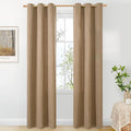 BGment Thick Linen Curtains for Living Room 84 Inch Length 2 Panels, Camel by BGment