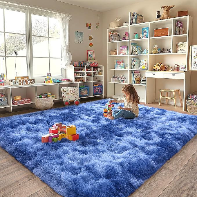 Extra Large 9x12 Feet Fuzzy Rug Fluffy Rug - Image 2