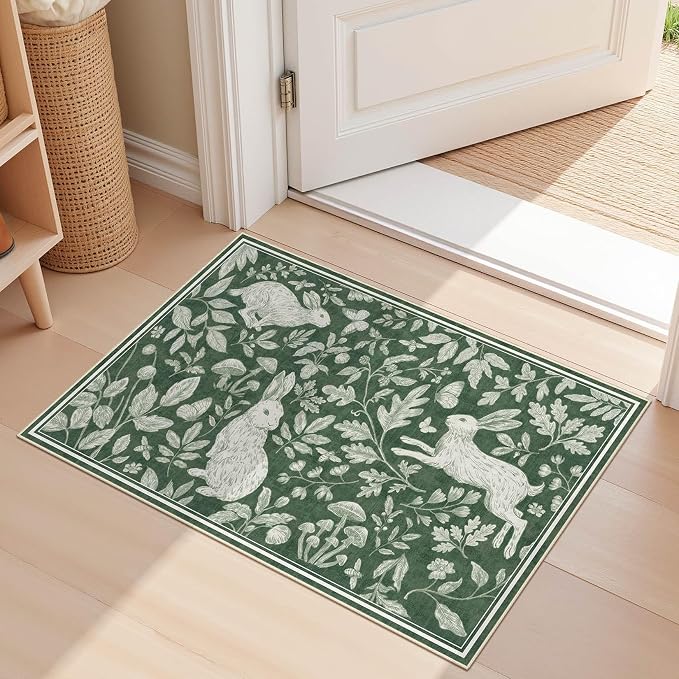 Vintage Living Room Area Rug 2x3 by COTILED