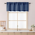 Chyhomenyc Navy Blue Valance for Windows by Chyhomenyc