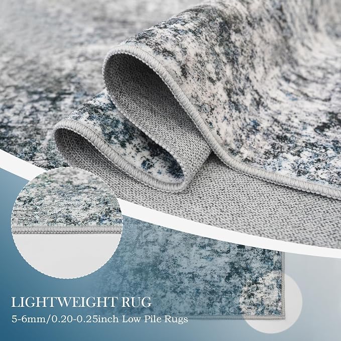 4x8 Washable Hallway Runner Rug - Image 6