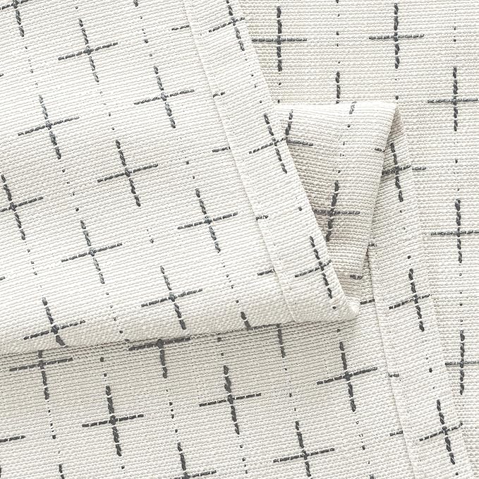 MIULEE Decorative Back Tab Linen Curtains - Image 5