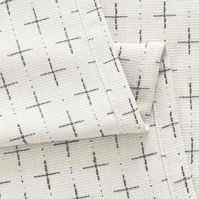 MIULEE Decorative Back Tab Linen Curtains - Image 5