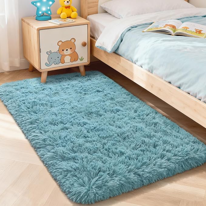 Merelax Soft Modern Indoor Large Shaggy Rug - Image 2