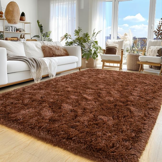 Area Rug for Living Room 6x9, Ultra Soft Shaggy Area Rugs for Bedroom, Upgrade - Image 3