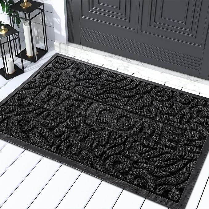 Yimobra Large Welcome Mat 36x24, Waterproof Non-Slip Outdoor Mats by Yimobra