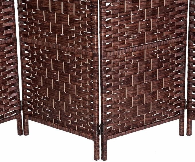 HOMCOM Room Divider 6 Panel, 6FT Tall Folding Privacy Screen, Freestanding - Image 9