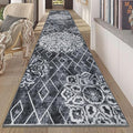 HEBE Hallway Runner Rug 2'8''x14' Washable Vintage Distressed Area Rugs Non by HEBE