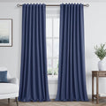 Guken 100% Blackout Curtains 100 Inch Length 2 Panels Set by Guken