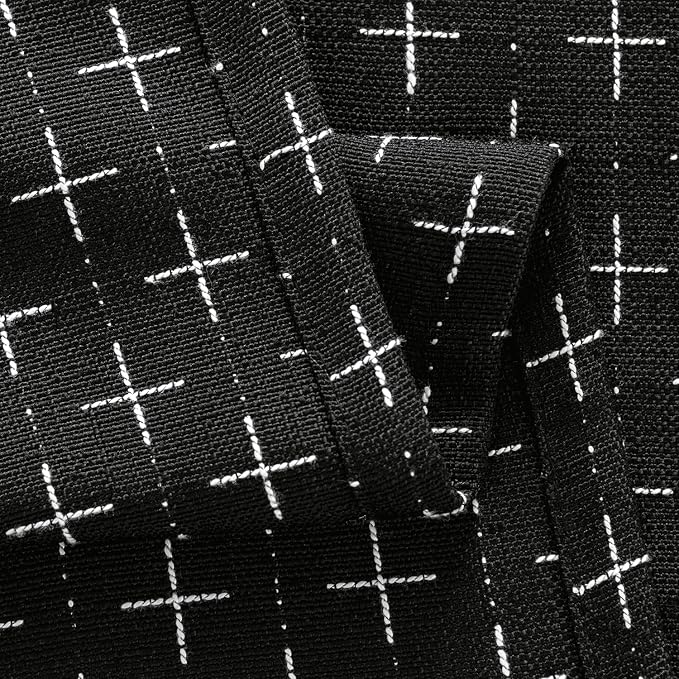 MIULEE Decorative Back Tab Linen Curtains - Image 5