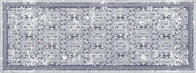 Vaukki Hallway Runner Rug, Vintage Shaggy Soft Laundry Rug Runner, Non Slip - Image 9