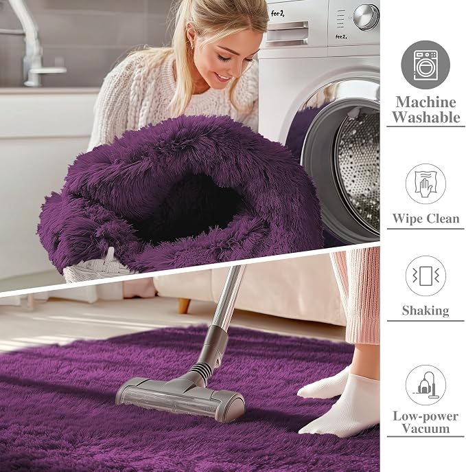 OLANLY 6x9 Machine Washable Large Area Rugs - Image 2
