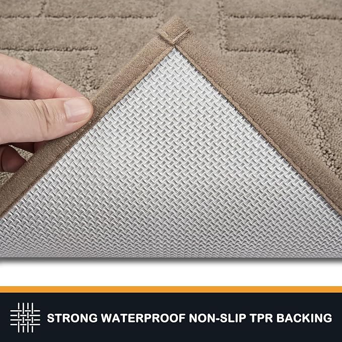 PURRUGS Dirt Trapping Door Mat 32" x 70", Non-Slip Machine Washable Entry Rug - Image 4