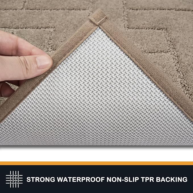 PURRUGS Dirt Trapping Door Mat 32" x 47", Non-Slip Machine Washable Entry Rug - Image 4
