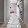 Vaukki Hallway Runner Rug, Vintage Shaggy Soft Laundry Rug Runner, Non Slip by Vaukki