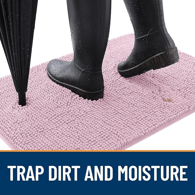 OLANLY Dog Door Mat for Muddy Paws 48x30, Absorbs Moisture and Dirt, Absorbent - Image 2