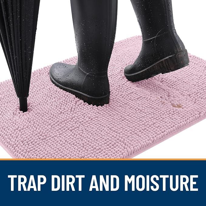 OLANLY Dog Door Mat for Muddy Paws 40x32, Absorbs Moisture and Dirt, Absorbent - Image 2