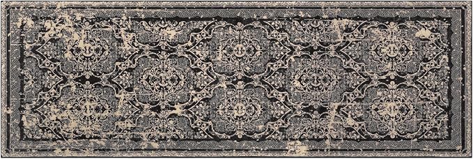 Vaukki Hallway Runner Rug, Vintage Shaggy Soft Laundry Rug Runner, Non Slip - Image 8