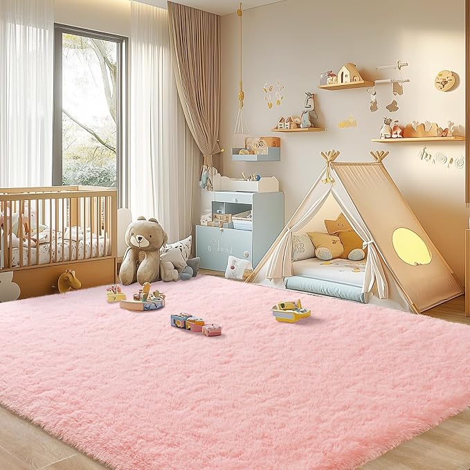 Merelax Modern Soft Fluffy Small Shaggy Rug - Image 7