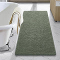 LOCHAS Luxury Bathroom Rug Shaggy Bath Mat 24 x 44 Inch, Washable Non Slip Bath by LOCHAS