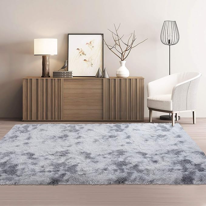 CAROMIO Fluffy Area Rugs for Living Room 8' x 10' Modern Plush and Thick Faux - Image 7