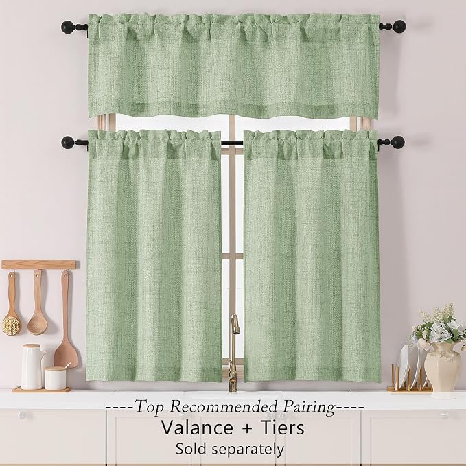Chyhomenyc Sage Green Valance for Windows - Image 2