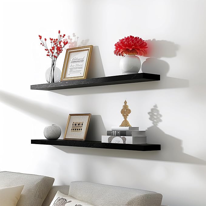 PHPH 36 Inch Wood Floating Shelves - Image 6