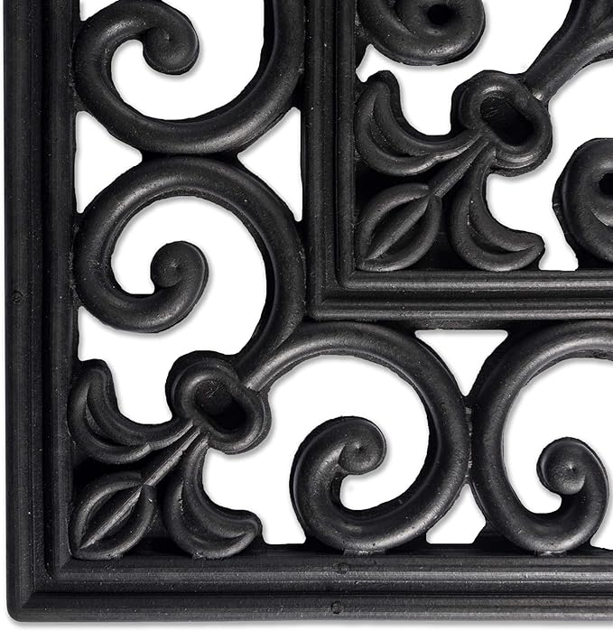 DII Rubber Doormats Collection All Weather, Wrought Iron - Image 9