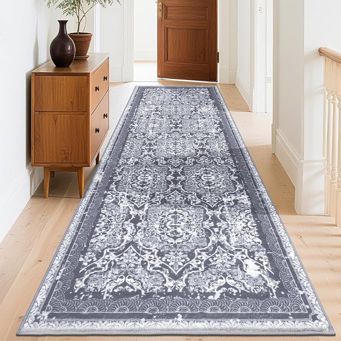 Vaukki Hallway Runner Rug, Vintage Shaggy Soft Laundry Rug Runner, Non Slip - Image 8