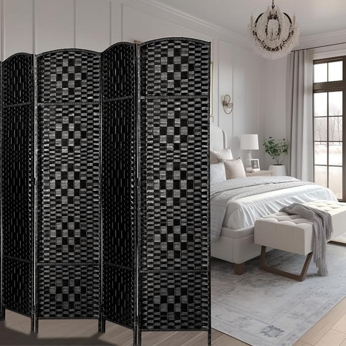 Rose Home Fashion Room Divider, 6 ft Tall Room Dividers and Folding Privacy - Image 2