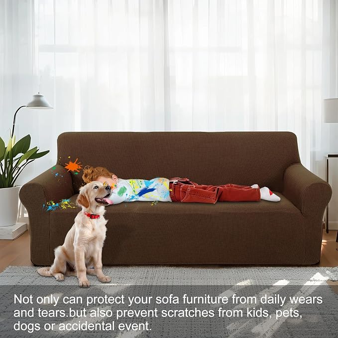 Stretch Couch Cover Washable Sofa Slipcover Furniture Protector - Image 2