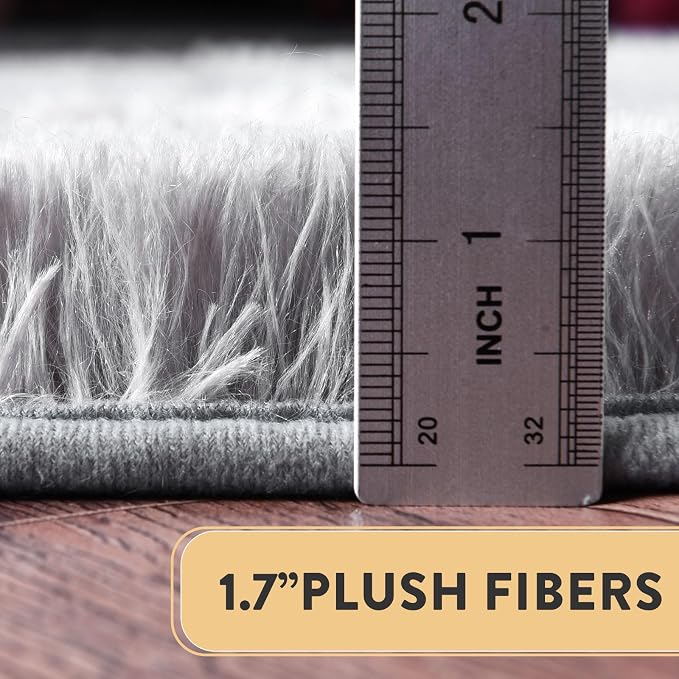 Shaggy Soft Fluffy Rug Non-Slip Indoor Floor Carpet - Image 3
