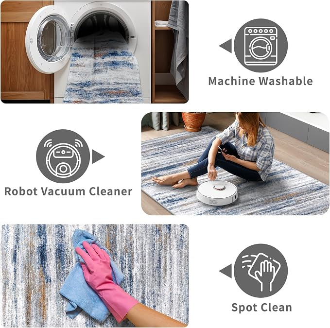 2x4 Washable Entryway Runner Rugs: Easy-to-Clean Runners - Image 5