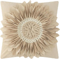 OiseauVoler 3D Sunflower Throw Pillow Cover Decorative Handmade Pillowcase by OiseauVoler