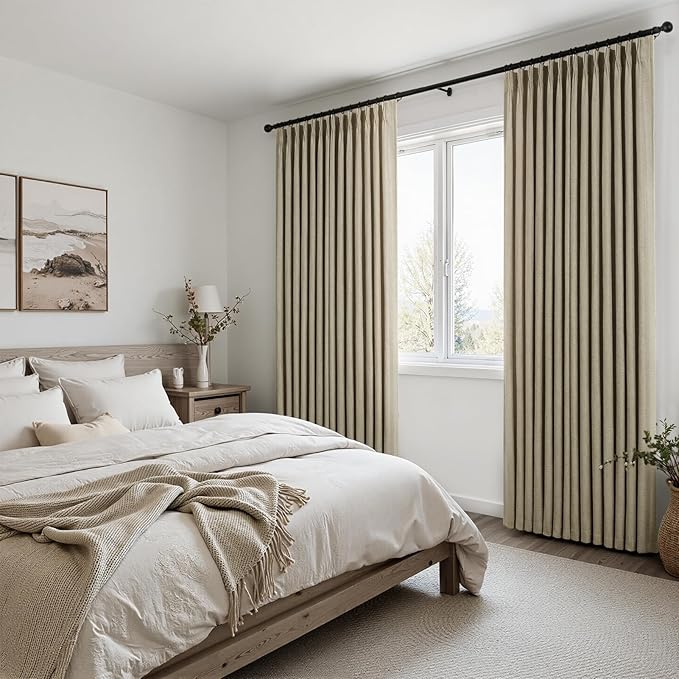 Topfinel Pinch Pleated Curtains 90 Inches Long 2 Panels Set, 40x90 inch Length - Image 6