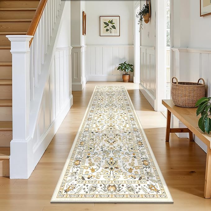 LOKHOM Washable Runner Rug, 2x8 Non-Slip Vintage Hallway Runner Rug - Image 9