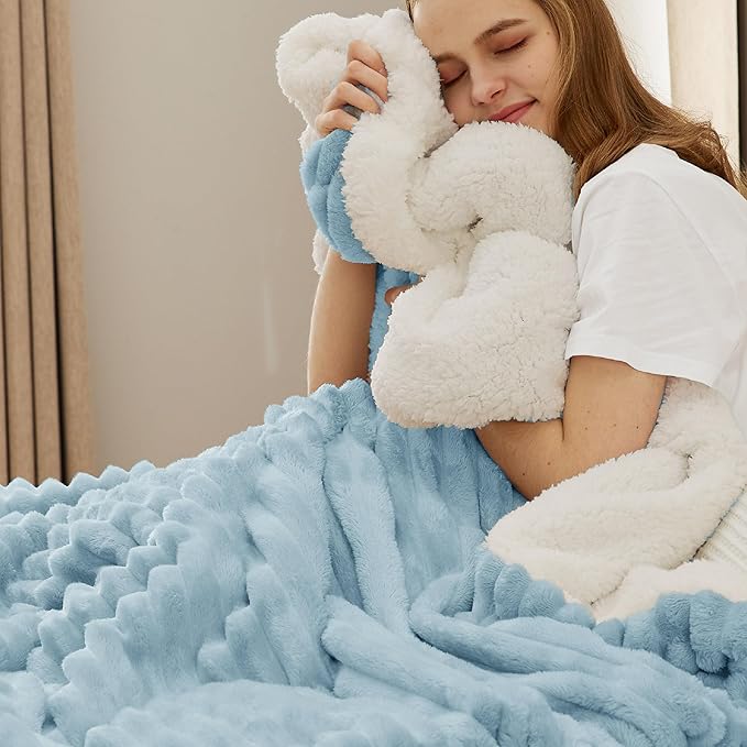 Bedsure Sherpa Blanket Queen Size by BEDSURE