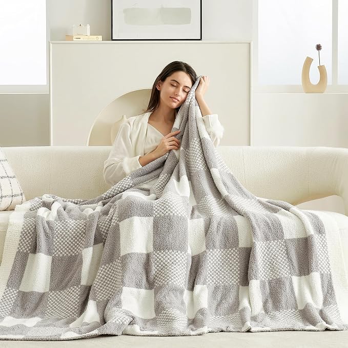 Snuggle Sac Checkered Blanket, 60x80 inches - Image 6